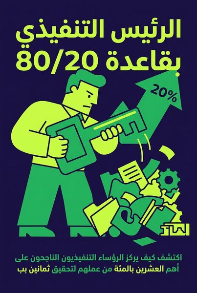 الرئيس التنفيذي بقاعدة 80/20