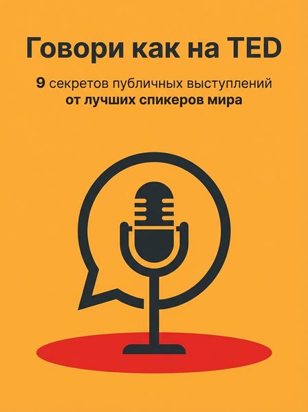 Говори как на TED book cover