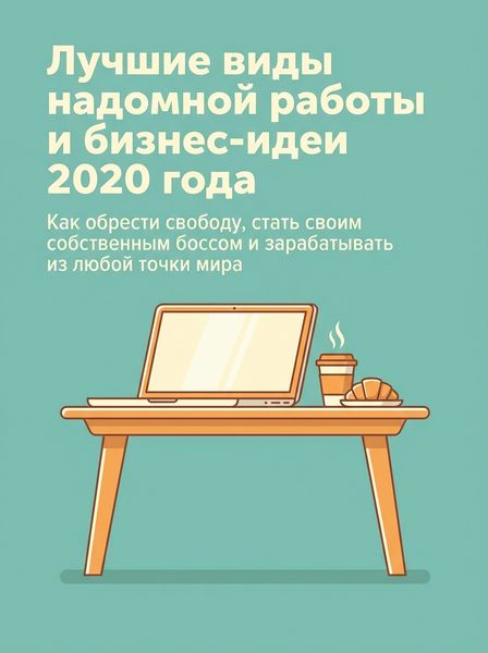 Лучшие виды надомной работы и бизнес-идеи 2020 года book cover