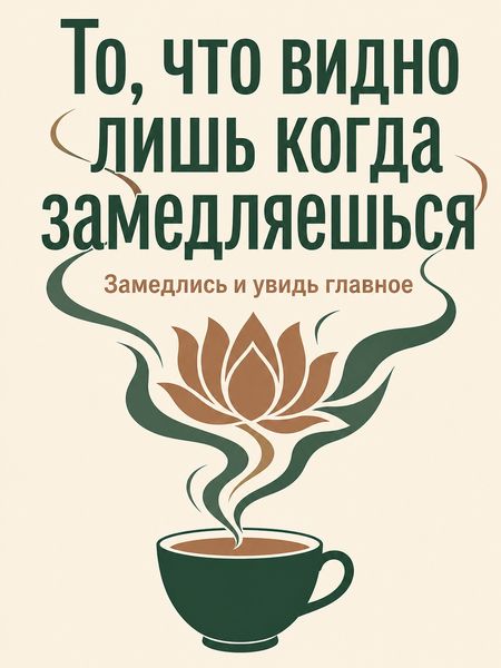 То, что видно лишь когда замедляешься