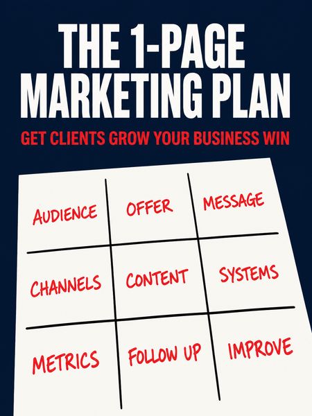 The 1-Page Marketing Plan