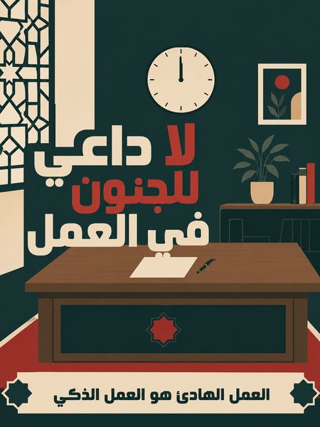 لا داعي للجنون في العمل